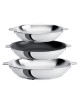 Set Cristel Mutine amovible batterie de 3 poêles 20 24 28cm