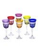 6 Verres Mireille Cristal de Paris - 4 tailles