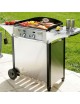 Plancha Roller Grill 600 Gaz avec desserte PL600G CHPS600