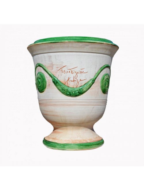 Vase cérusé vert Terre Figuière - 5 tailles