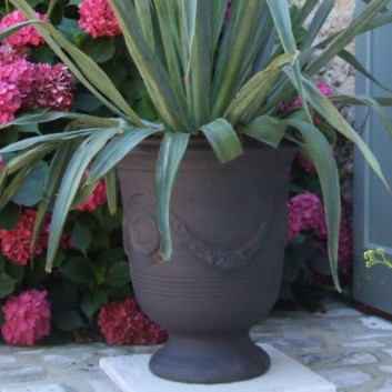 Vase Anduze Anthracite Terre Figuière - 4 tailles