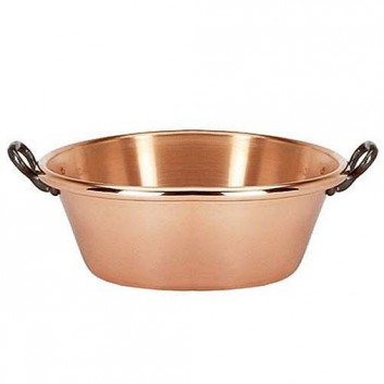 Bassine à confiture De Buyer en cuivre massif 40cm