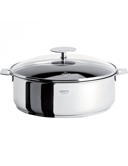 Sauteuse + couvercle Cristel Casteline - 4 tailles