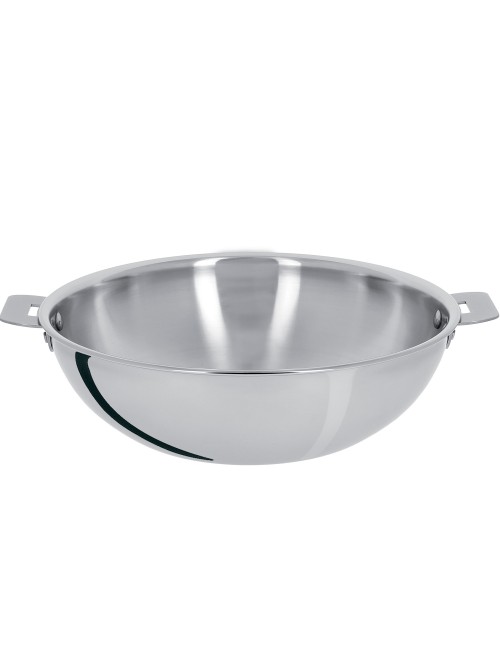 Wok et couvercle Cristel Casteline - 3 tailles