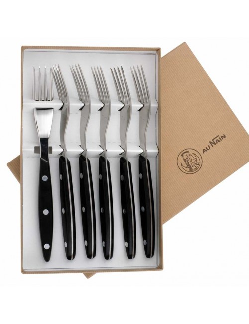 6 fourchettes de table Brasserie Au Nain
