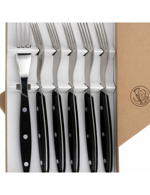 6 fourchettes de table Brasserie Au Nain