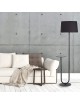 Lampadaire noir Duo LS T Aluminor