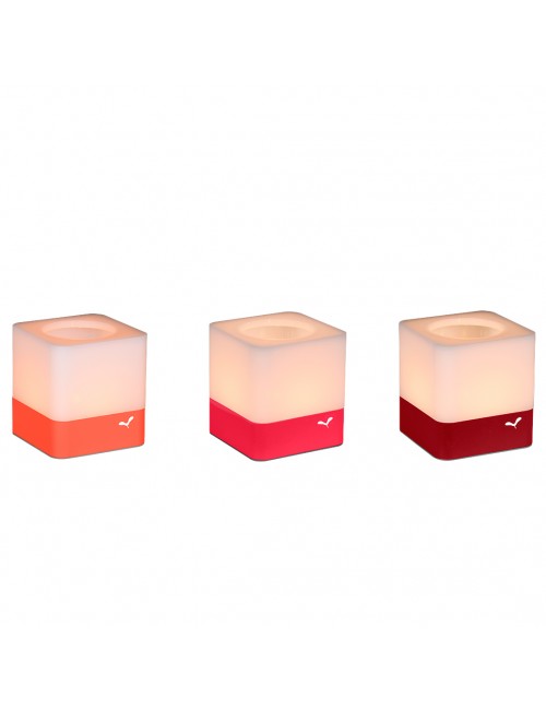Lot de 3 Photophores Cuub Fermob - 3 coloris