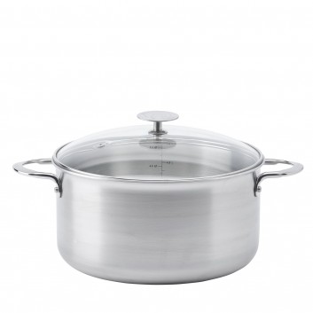 Faitout couvercle verre Alchimy De Buyer - 4 tailles
