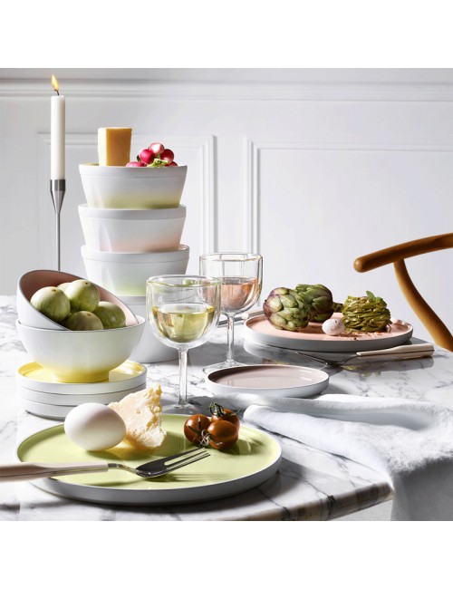 4 Assiettes La Vaisselle de l'ECONOME DEGRENNE - 4 coloris 3 tailles