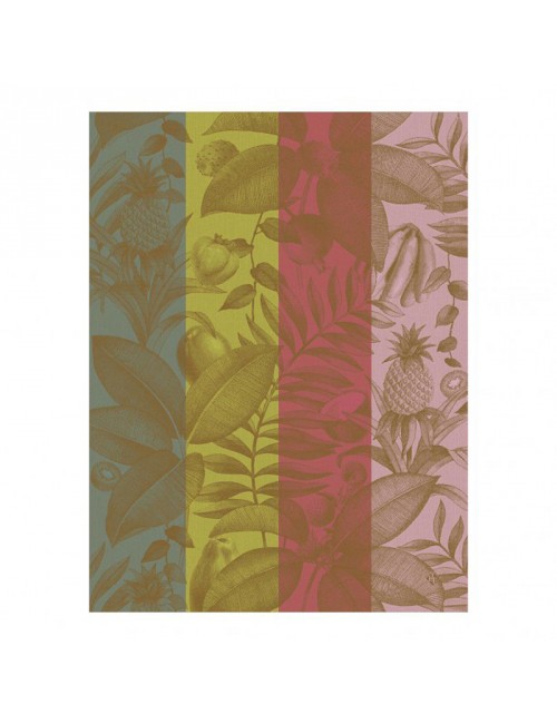 Torchon Fruits Exotiques Le Jacquard Français en coton - 3 coloris