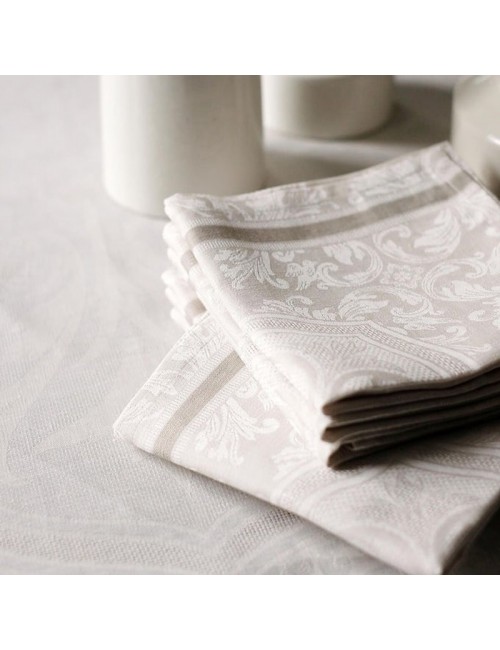 Nappe serviettes Armoiries Le Jacquard Français - 3 coloris