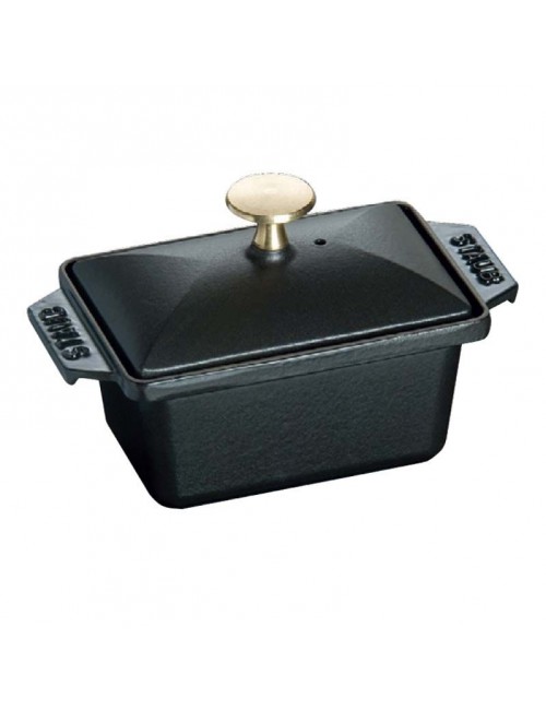 Terrine en fonte Staub 15x11cm noir mat