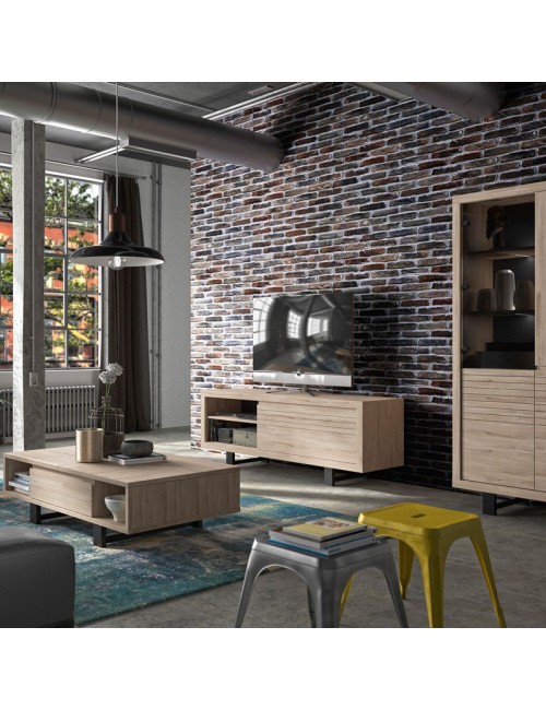 Séjour Clay Gami table rangement enfilade table basse