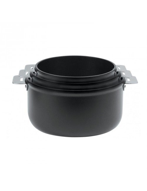 Set batterie de 3 casseroles Cristel Cookway poignée amovible