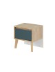Chambre Larvik Lit armoire commode bureau Gami