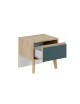 Chambre Larvik Lit armoire commode bureau Gami