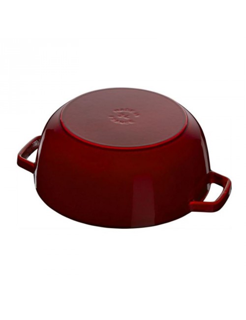 Cocotte Lys Staub en fonte 24cm coloris grenadine