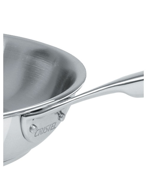 Set batterie Cristel Castel Pro 2 poêles inox de 20cm et 24cm