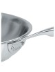 Set batterie Cristel Castel Pro 2 poêles inox de 20cm et 24cm