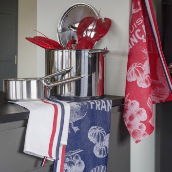 Torchon Gastronomie française Le Jacquard Français - 2 coloris