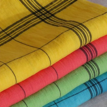2 torchons Bistrot 100% lin Charvet - 10 coloris