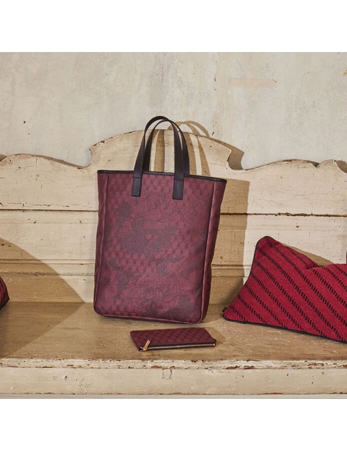 Sac cabas Pivoine coton Le Jacquard Français - 2 tailles