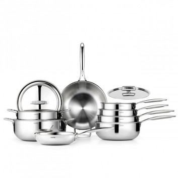 Set batterie CRISTEL Castel Pro inox - 15 pièces
