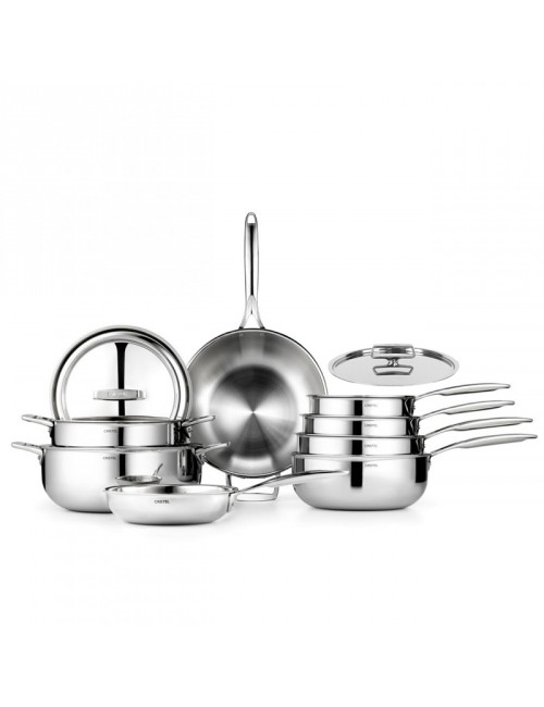 Set batterie CRISTEL Castel Pro inox - 15 pièces