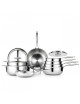 Set batterie CRISTEL Castel Pro inox - 15 pièces