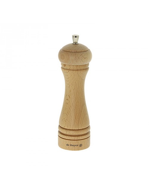 Moulins poivre et sel De Buyer 18cm bois Java