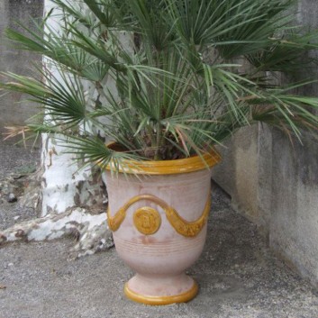 Vase Anduze Cérusé miel Terre Figuière- 4 tailles