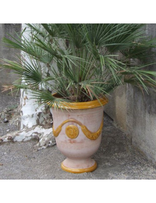 Vase Anduze Cérusé miel Terre Figuière- 4 tailles