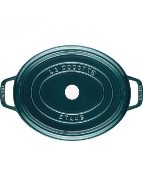 Cocotte Staub Blue La Mer ovale en fonte - 2 tailles