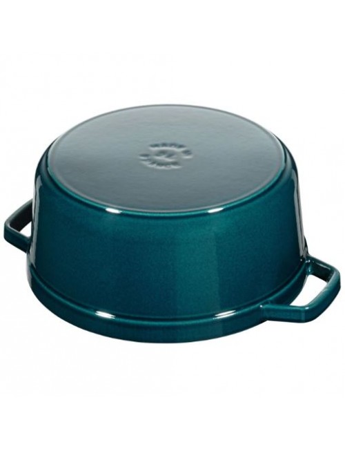 Cocotte en fonte Staub ronde Blue La Mer - 4 diamètres