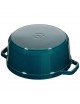 Cocotte en fonte Staub ronde Blue La Mer - 4 diamètres