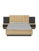 Chambre Mimizan Lit armoire dressing Gami