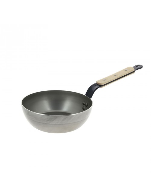 Poêle sauteuse paysanne De Buyer Mineral B bois 24cm