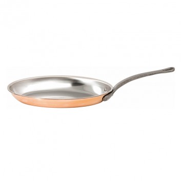 Poêle ovale cuivre 2,5mm Matfer - 36cm