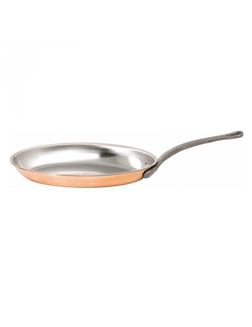 Poêle ovale cuivre 2,5mm Matfer - 36cm