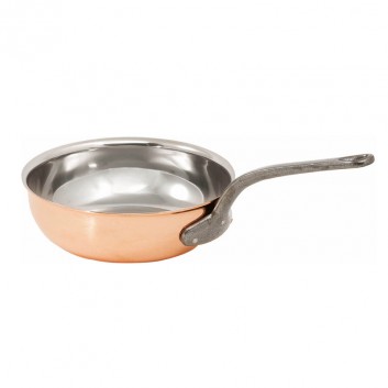 Sauteuse évasée en cuivre 2,5mm Matfer - 4 tailles