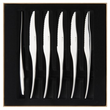 Coffret 6 couteaux Gourmet miroir Degrenne