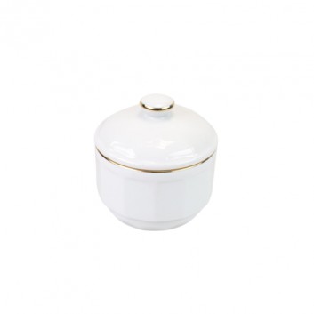 Sucrier Flora Apilco en porcelaine - 5 coloris