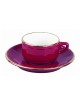 Tasse et soucoupe Flora Apilco - 6 coloris 4 tailles