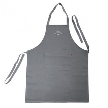 Tablier gris Cristel 100% coton