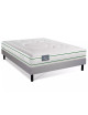 Ensemble Heveane Dunlopillo matelas sommier lattes fixes - 8 tailles