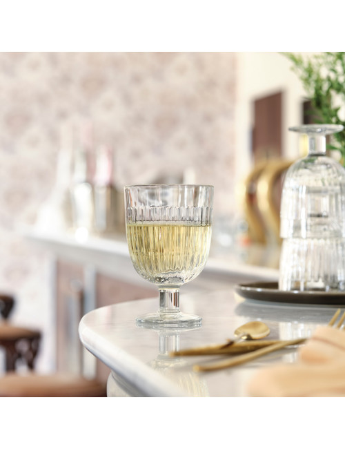 6 verres à pied Ouessant La Rochère