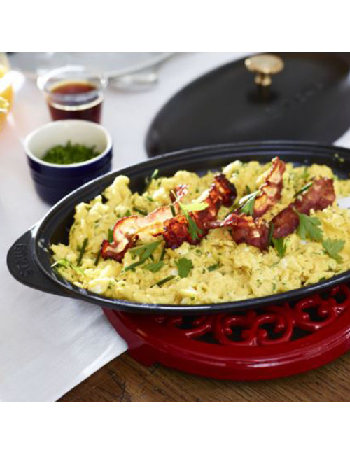 Assiette chaude plat fonte Staub 31cm - 1 coloris