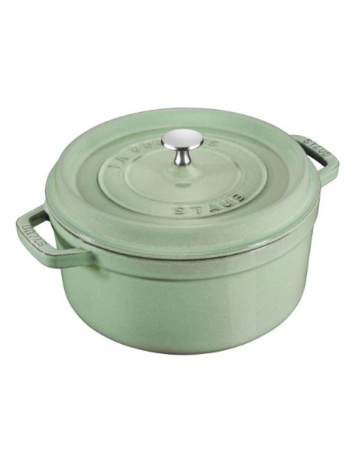 Cocotte Staub en fonte Sauge - 6 diamètres