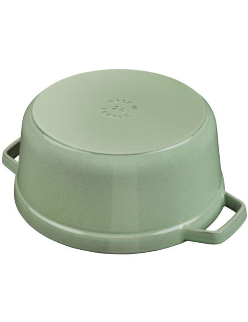 Cocotte Staub en fonte Sauge - 6 diamètres